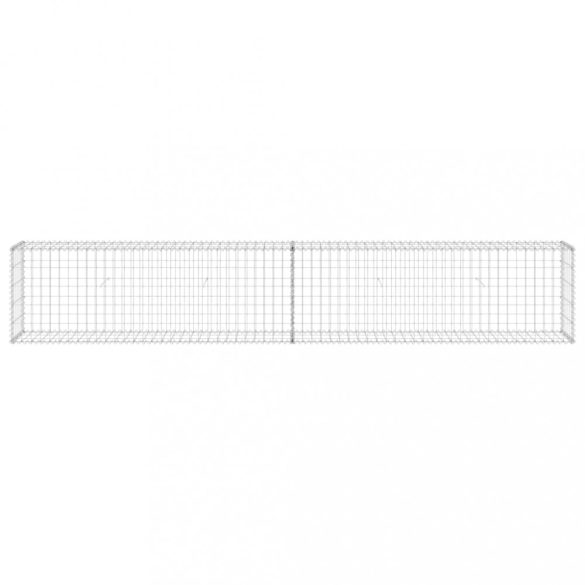 horganyzott acél gabion fal fedéllel 300 x 30 x 50 cm