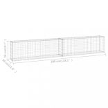 horganyzott acél gabion fal fedéllel 300 x 30 x 50 cm