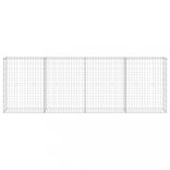 horganyzott acél gabion fal fedéllel 300 x 30 x 100 cm