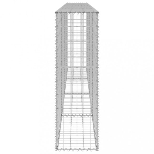 horganyzott acél gabion fal fedéllel 300 x 30 x 100 cm