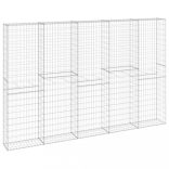 horganyzott acél gabion fal fedéllel 300 x 30 x 200 cm