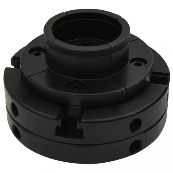 4 pofás acél fa tokmány M33 csatlakozóval 100 mm