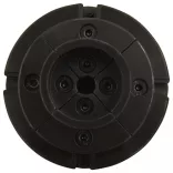 4 pofás acél fa tokmány M33 csatlakozóval 100 mm