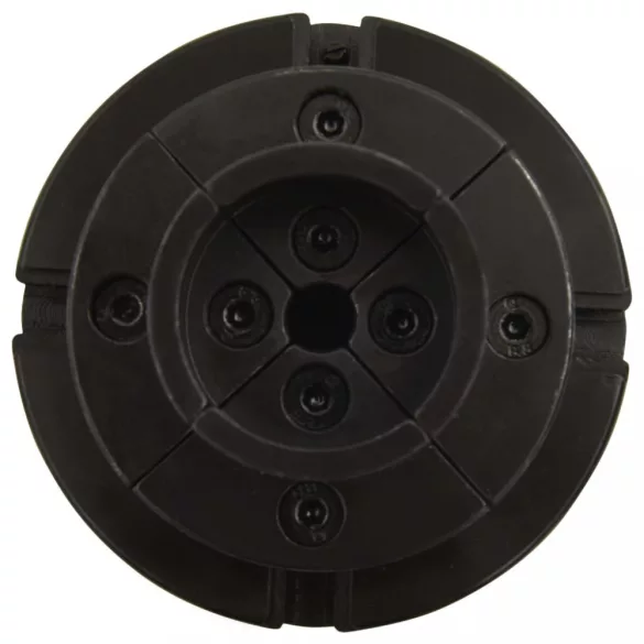 4 pofás acél fa tokmány M33 csatlakozóval 100 mm