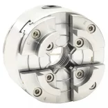 4 pofás ezüst acél fa tokmány M33 csatlakozóval 96 mm