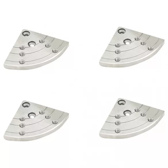 önközpontosító fa tokmány készlet 3,75 hüvelykes acélhoz