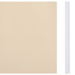 krémszínű kerti PVC árnyékoló kerítés 35 x 0,19 m