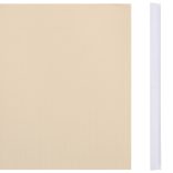 krémszínű kerti PVC árnyékoló kerítés 70 x 0,19 m