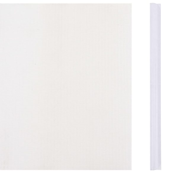 fehér kerti PVC árnyékoló kerítés 35 x 0,19 m