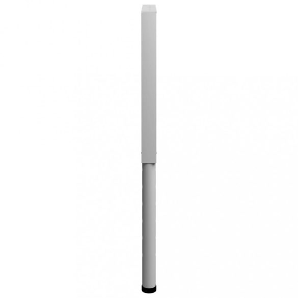2 db szürke állítható fém munkapadváz 55 x (69-95,5) cm