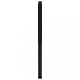 2 db fekete állítható fém munkapadváz 85 x (69-95,5) cm