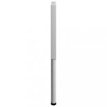 2 db szürke állítható fém munkapadváz 85 x (69-95,5) cm