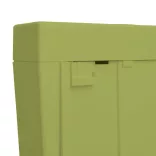 olívazöld WC-tartály alsó vízbemenettel 3/6 liter