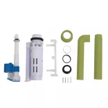 olívazöld WC-tartály alsó vízbemenettel 3/6 liter