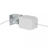 fehér oxford-szövet függőleges napellenző 140 x 600 cm