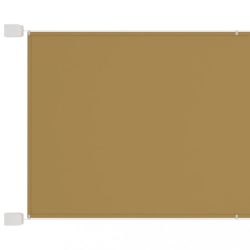 bézs oxford-szövet függőleges napellenző 60 x 1200 cm