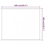 világoszöld oxford-szövet függőleges napellenző 300x420 cm