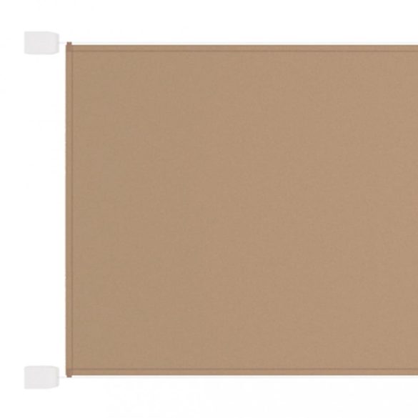 bézs oxford-szövet függőleges napellenző 140 x 420 cm