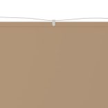 bézs oxford-szövet függőleges napellenző 180x1000 cm