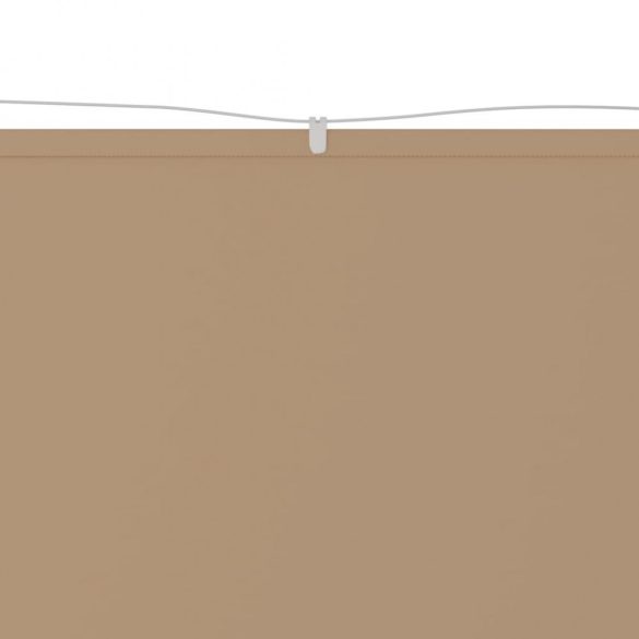 bézs oxford-szövet függőleges napellenző 180x1000 cm