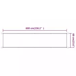 kék oxford-szövet függőleges napellenző 60x600 cm