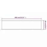 kék oxford-szövet függőleges napellenző 60x800 cm