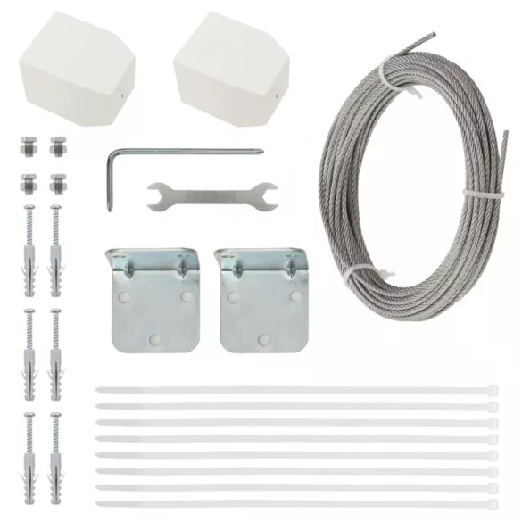 kék oxford-szövet erkélyparaván 100 x 240 cm