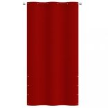 piros oxford-szövet erkélyparaván 120 x 240 cm