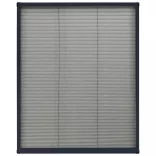 antracitszürke alumínium pliszé ablakszúnyogháló 60 x 80 cm