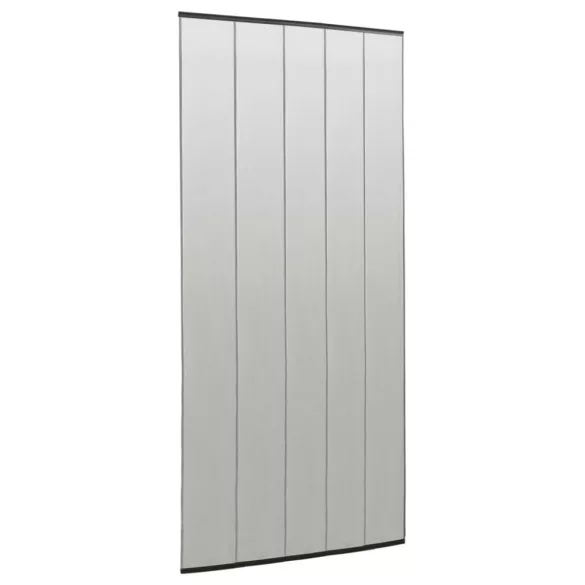 fekete poliészter szúnyogháló ajtóra hálós függönnyel 100x220cm