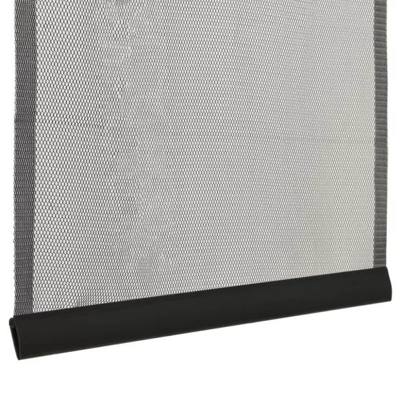 fekete poliészter szúnyogháló ajtóra hálós függönnyel 100x220cm
