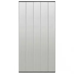   fekete szúnyogháló ajtóra 5 részes hálós függönnyel 120x240 cm