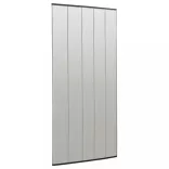fekete szúnyogháló ajtóra 5 részes hálós függönnyel 120x240 cm