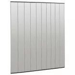 fekete szúnyogháló ajtóra 10 részes hálós függönnyel 240x240 cm