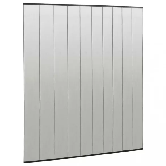 fekete szúnyogháló ajtóra 10 részes hálós függönnyel 240x240 cm