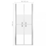 félig matt ESG zuhanyajtó 101 x 190 cm