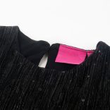 Fekete hosszú ujjú gyerekruha 116