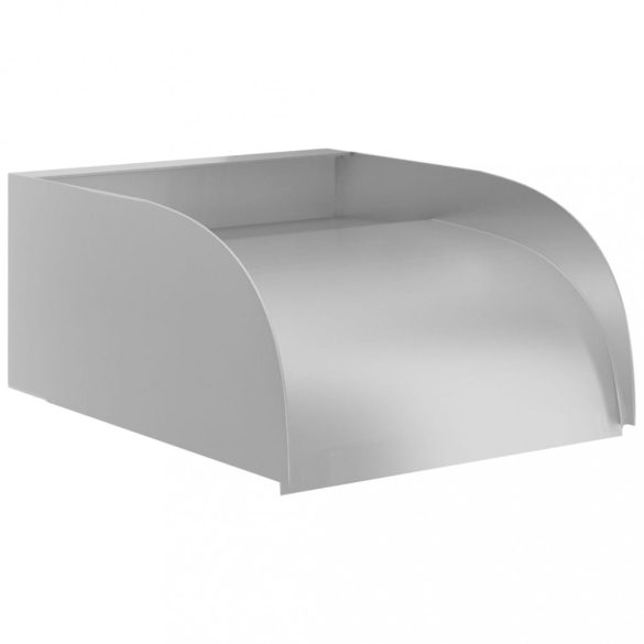 304-es rozsdamentes acél vízesés 30 x 34 x 14 cm