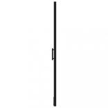 fekete edzett üveg zuhanyajtók 100 x 178 cm