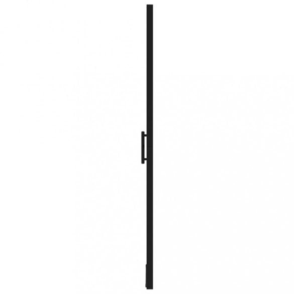 fekete edzett üveg zuhanyajtók 100 x 178 cm