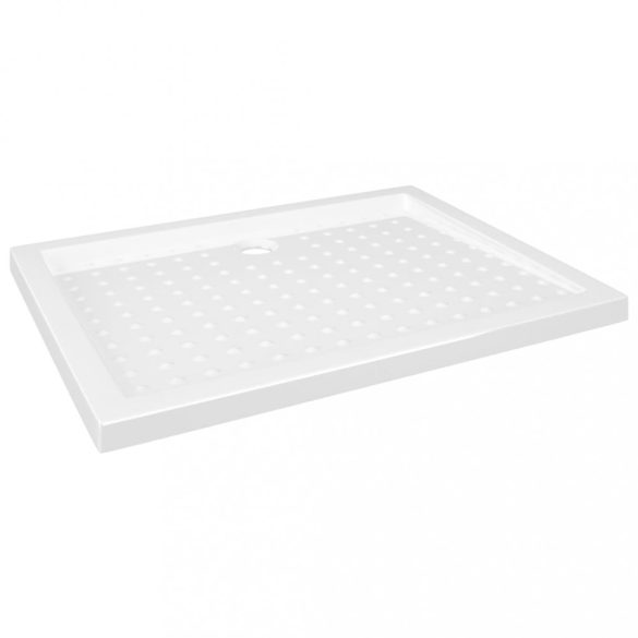 fehér pettyes ABS zuhanytálca 90 x 70 x 4 cm