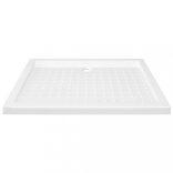 fehér pettyes ABS zuhanytálca 90 x 70 x 4 cm