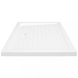 fehér pettyes ABS zuhanytálca 90 x 70 x 4 cm