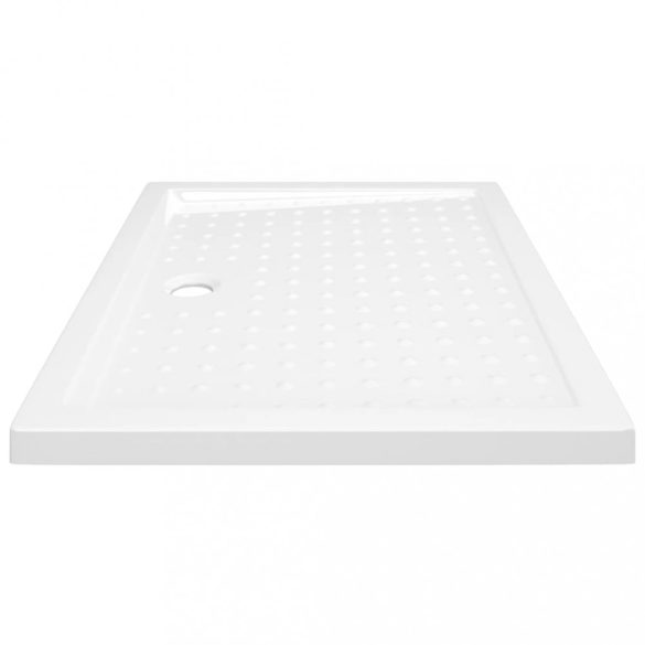 fehér pettyes ABS zuhanytálca 90 x 70 x 4 cm