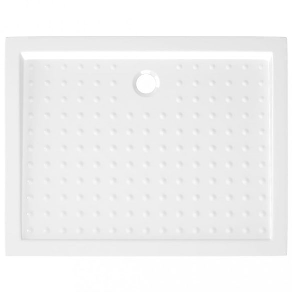 fehér pettyes ABS zuhanytálca 90 x 70 x 4 cm
