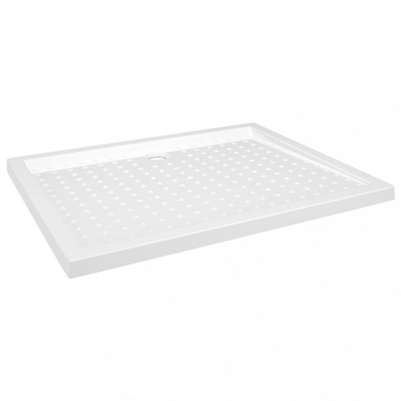 fehér pettyes ABS zuhanytálca 80 x 100 x 4 cm