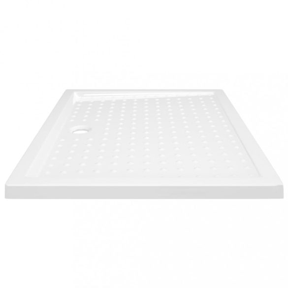 fehér pettyes ABS zuhanytálca 80 x 100 x 4 cm