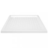 fehér pettyes ABS zuhanytálca 90 x 90 x 4 cm