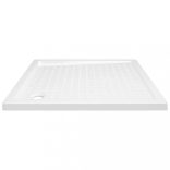 fehér pettyes ABS zuhanytálca 90 x 90 x 4 cm