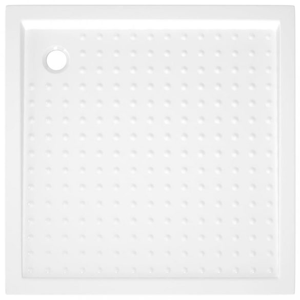 fehér pettyes ABS zuhanytálca 90 x 90 x 4 cm